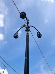 electric pole and wires