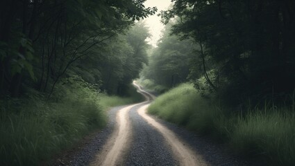 Gentle Trail in the Woods