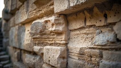 Historic buildings crafted from natural resources. Limestone, predominantly made up of shells and their byproducts.