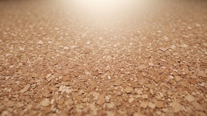 Detailed close-up of cork texture