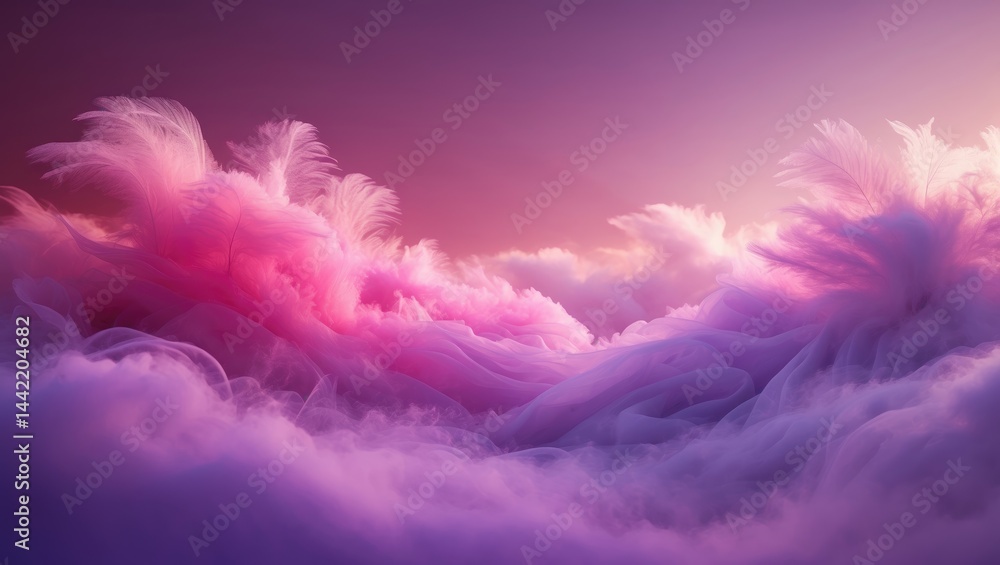 Poster abstract dark background featuring a blurred color gradient for header and card designs