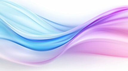 Naklejka premium Digital waveforms in blue and purple, abstract background. Abstract digital background with flowing waves in vibrant blue and purple hues.