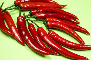 Close-Up of Vibrant Chili Pepper Selection