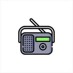 retro radio icon