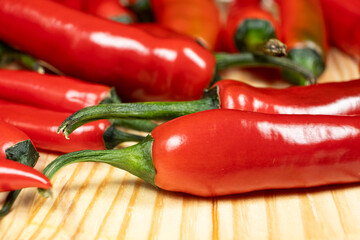 Close-Up of Vibrant Chili Pepper Selection