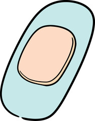 Illustration of medical plaster
