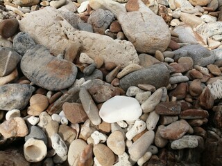 pebbles on the beach