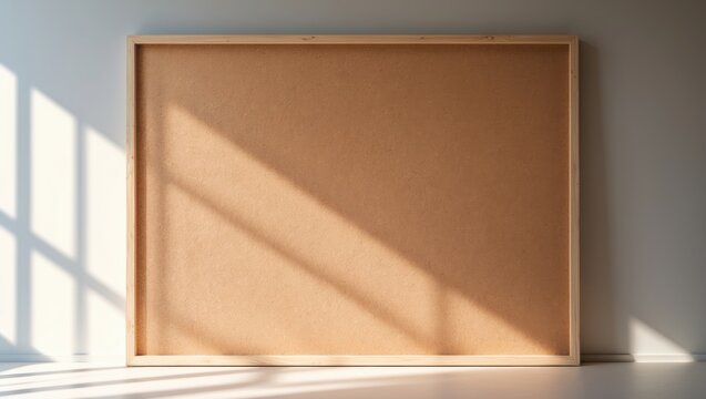 Cork board within a frame