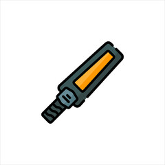 electric shaver isolated on white background