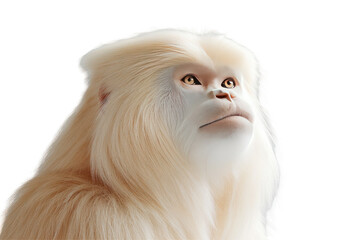 Obraz premium Close-up of a pale golden monkey