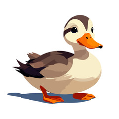 Cute duck vector graphic and illustration