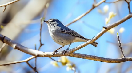 Sardinian Warbler (Curruca melanocephala) on Branch, Birds of Montenegro