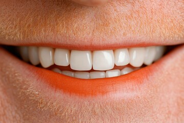 Obraz premium Smiling mouth with perfect teeth