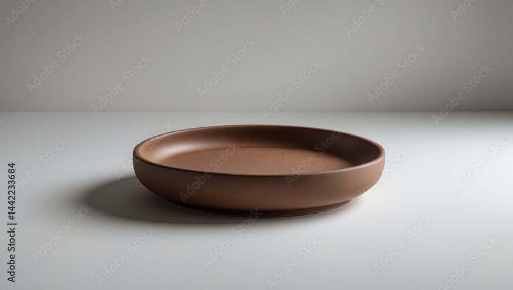 Poster earthenware container against a backdrop