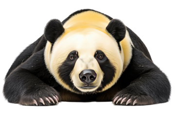 Majestic panda, front view