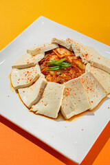 Fresh meat with a side dish for you