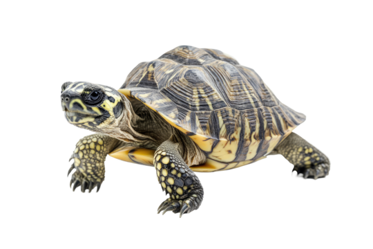 Small turtle with intricate shell pattern