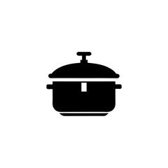 Cooking pot kitchenware vector