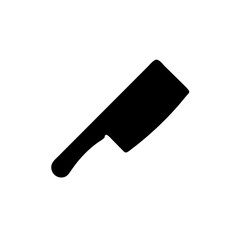 Butcher knife cleaver vector