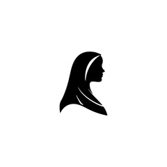 Hijab fashion woman silhouette