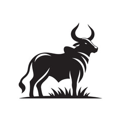 qurbani animal vector silhouette clip art logo illustration