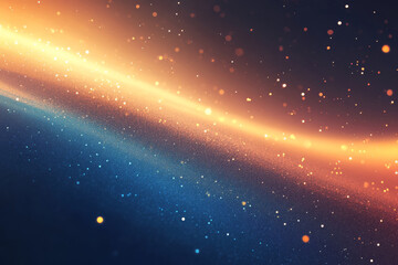 Fototapeta premium Abstract light speed background with blue and orange hues creates mesmerizing visual experience, evoking sense of motion and energy in cosmic setting