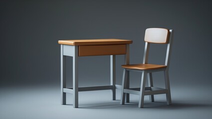 An illustration of solitude, harassment, and issues in a dimly lit classroom