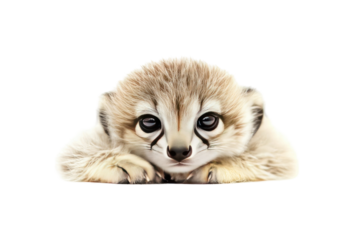 Adorable desert fox cub