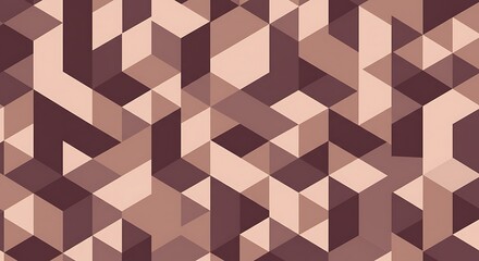 Fototapeta premium Auburn Geometry's Embrace AI Generated