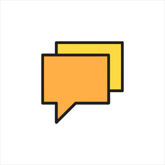 Fototapeta premium speech bubble icon