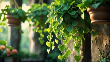 Ornamental plants for outdoor use in hanging pots