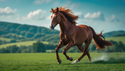 Obraz premium Hastening Steed