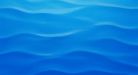 Fototapeta premium Azure Undulation AI Generated