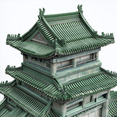 Fototapeta premium Massive imperial Chinese mansion
