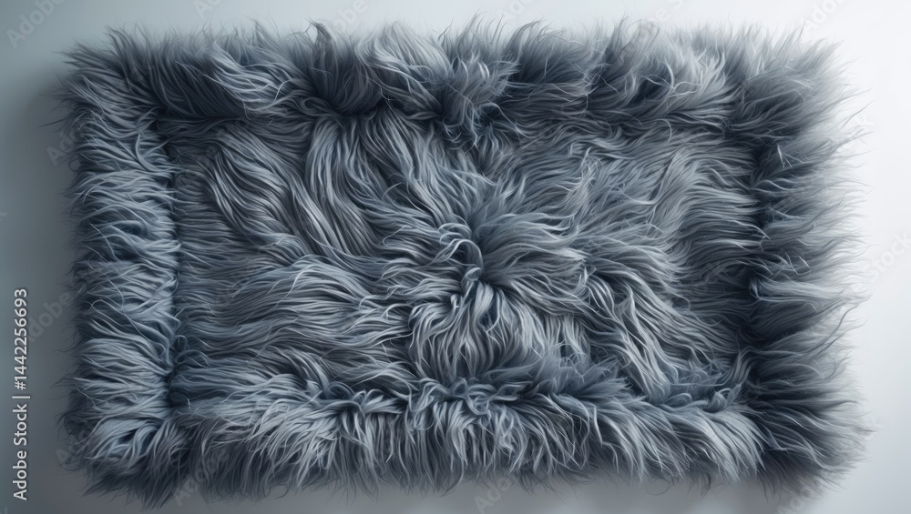 Aufkleber overhead view of rectangular carpet