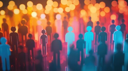 A creative digital illustration symbolizing fair representation