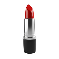 Obraz premium Red lipstick tube beauty cosmetic makeup product fashion glamour elegance