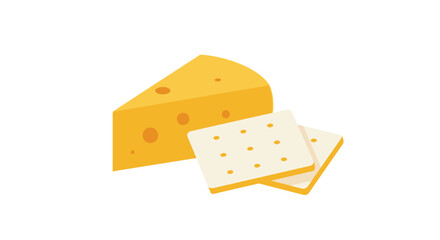 Cheese Slice Illustration