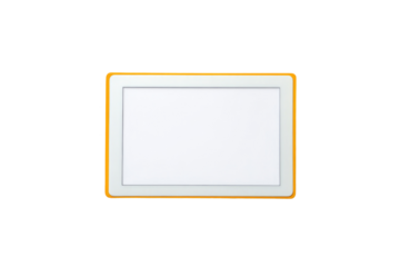 Empty digital tablet display