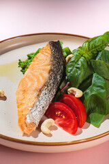 Fresh fish with a side dish for you