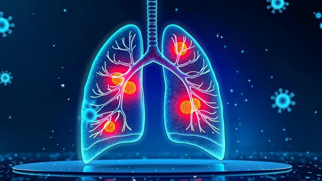 Scanning infections, Lung disease, Infection response. Immune defense. Airways blockage reduces airflow. Blood microbes attack body cells. Immunity strength preserves health.