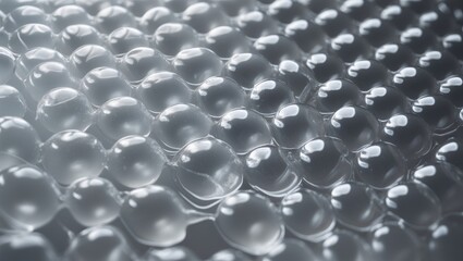 Macro Shot of Bubble Wrap Surface