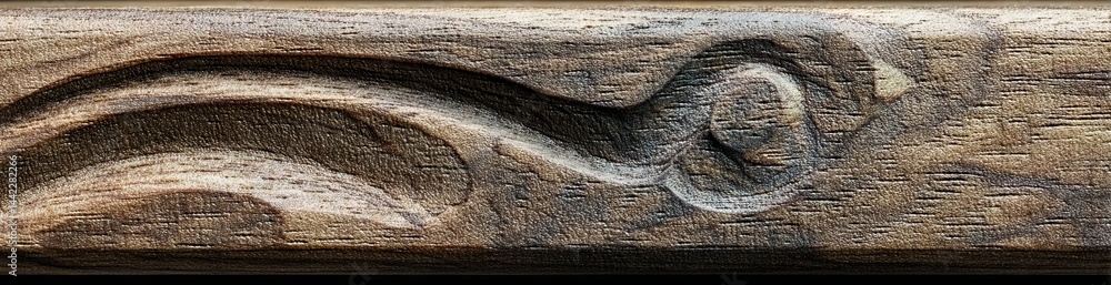 Poster the texture of walnut wood, along with extremely long planks of walnut, serves as a background textu