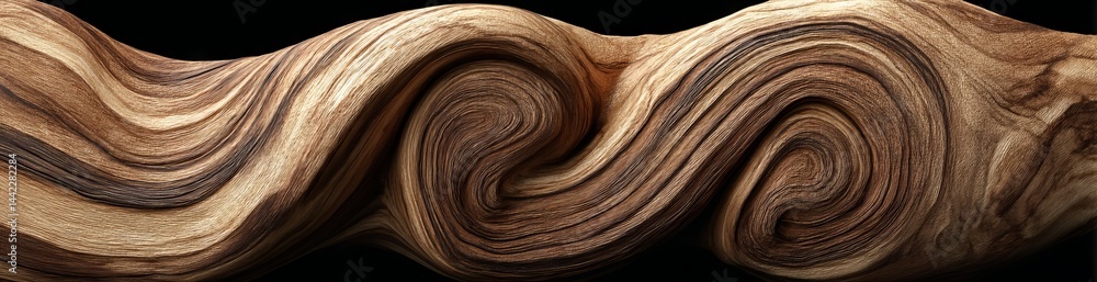 Poster the background consists of a texture element with walnut wood and super long walnut planks