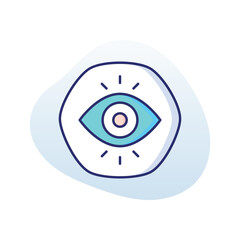 Obraz premium Vision Vector icon