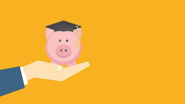 Graduation cost, expensive education, scholarship loan budget, education savings and investment concept.