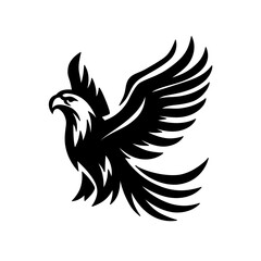 Fototapeta premium eagle logo vector illustration