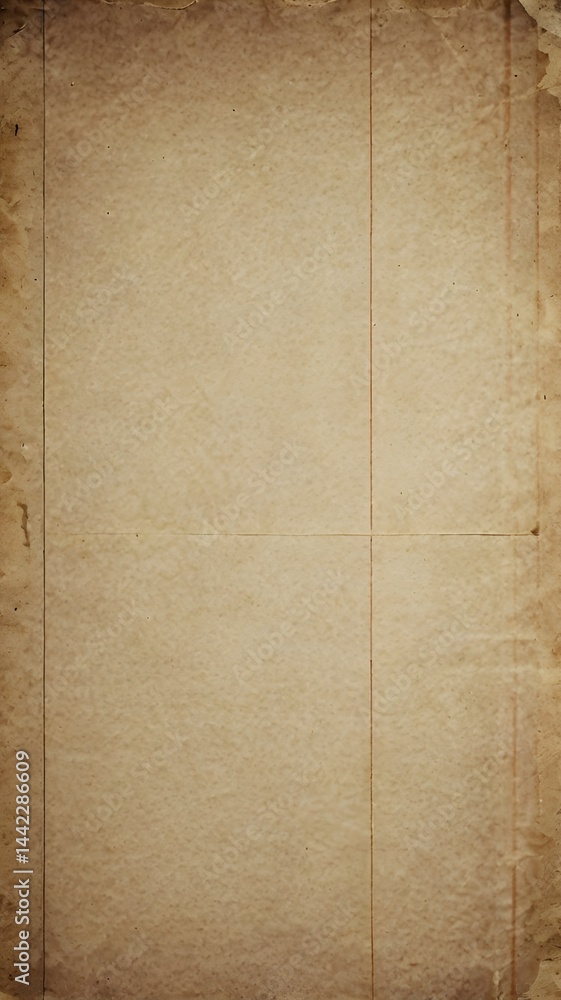 Poster old paper texture with folds and wrinkles for background