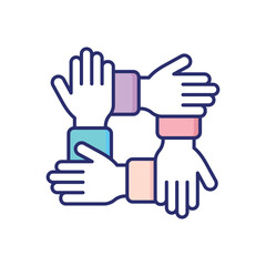 Collaboration  Vector icon