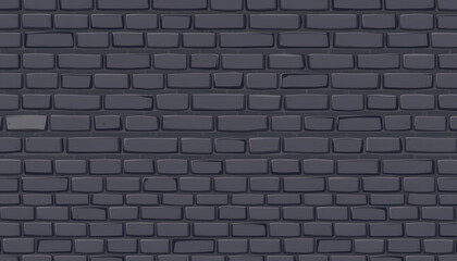 Obraz premium black brick wall, dark brickwork texture as a background for inserting information. with white shades